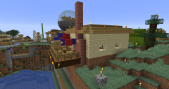 The rear of the bakery