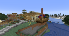 The entire bakery, including the outdoor eating area.